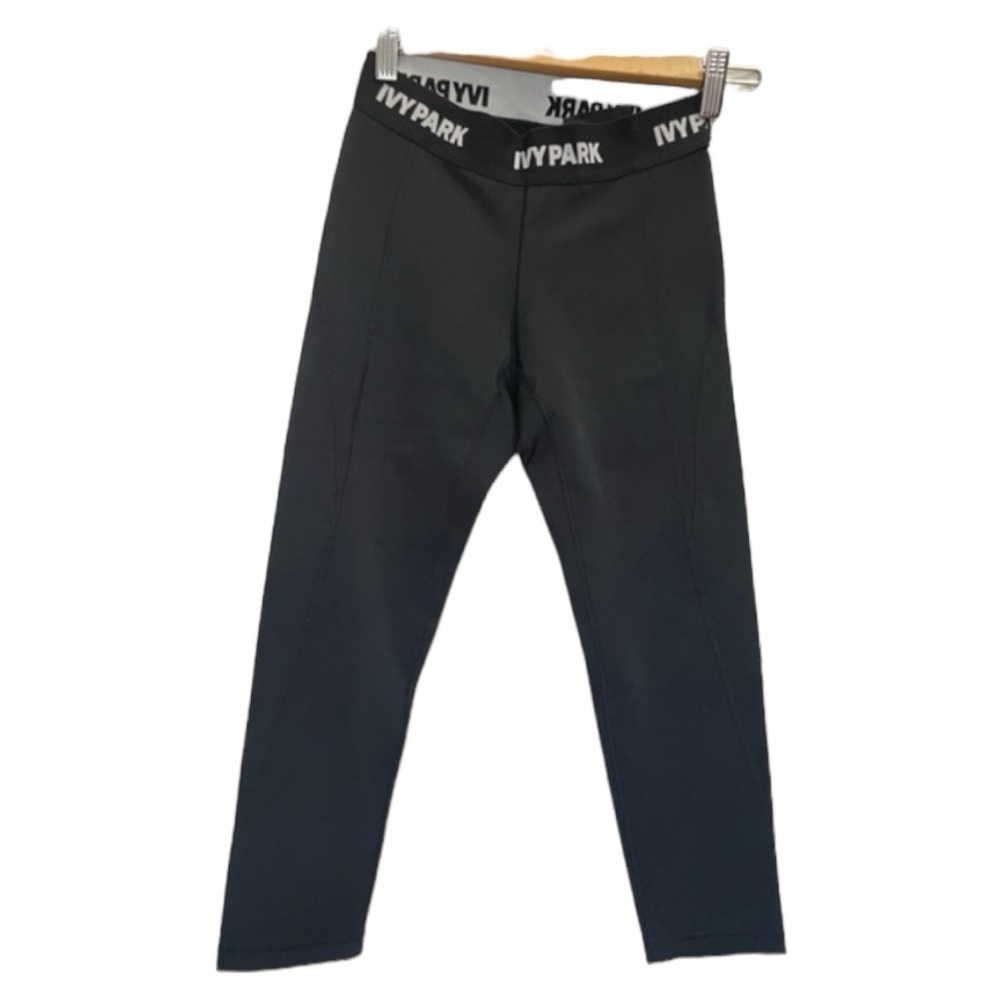 Ivy Park Cropped Black Leggings‎ Size S/XS